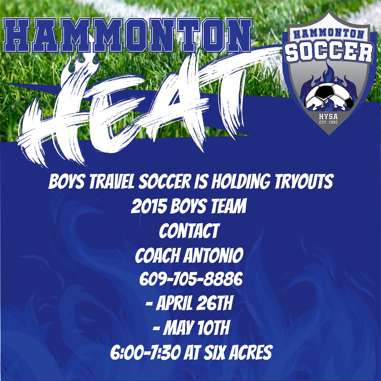 2015 Boys Travel Soccer Tryouts